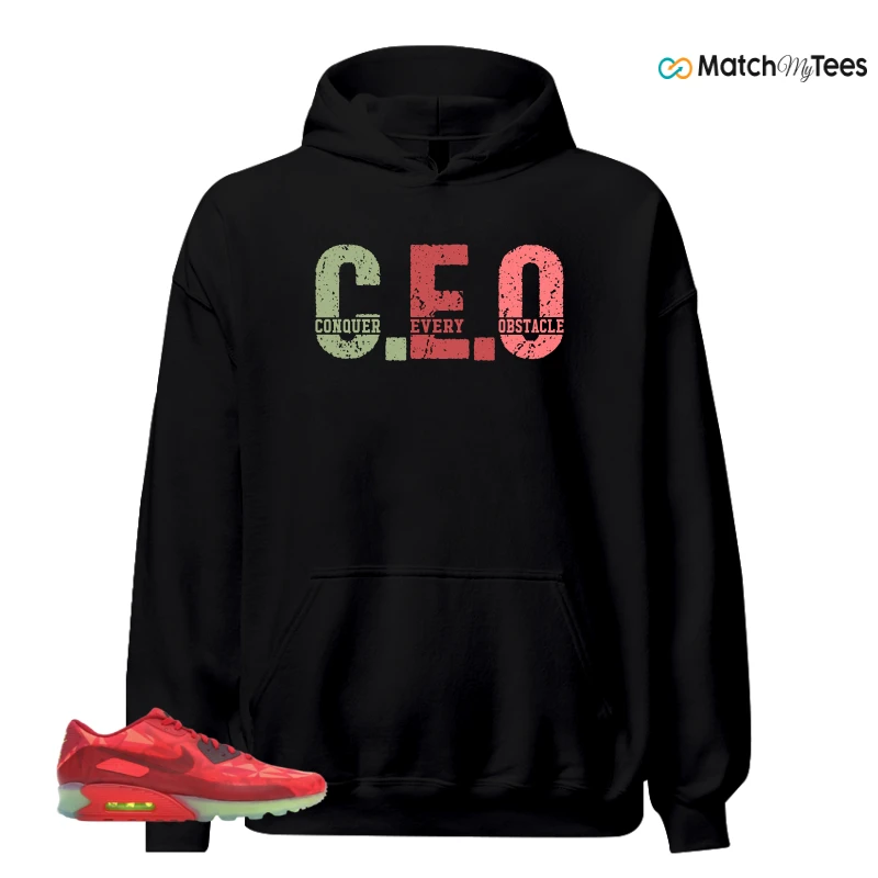 NIKE AIR MAX 90 ICE GYM RED SNEAKER Matching Tees hoodie