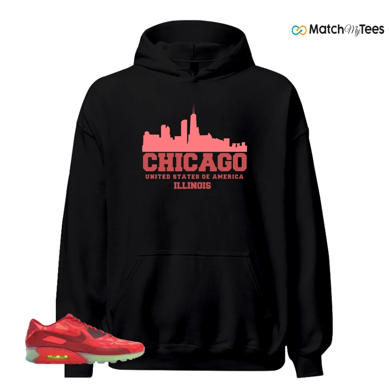 NIKE AIR MAX 90 ICE GYM RED SNEAKER Matching Tees hoodie