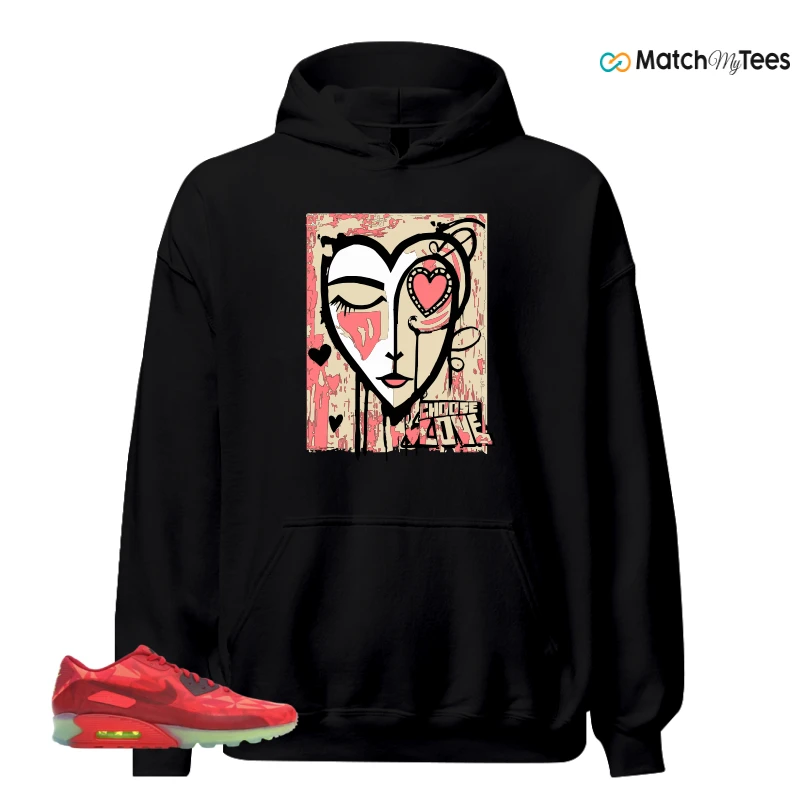 NIKE AIR MAX 90 ICE GYM RED SNEAKER Matching Tees hoodie