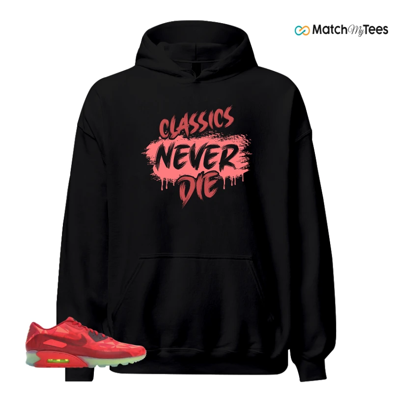 NIKE AIR MAX 90 ICE GYM RED SNEAKER Matching Tees hoodie