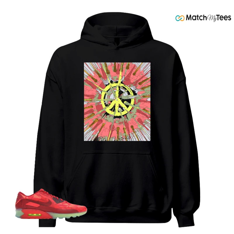 NIKE AIR MAX 90 ICE GYM RED SNEAKER Matching Tees hoodie
