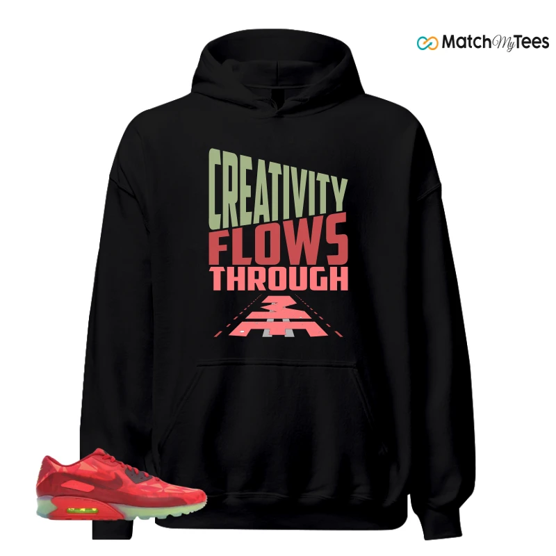 NIKE AIR MAX 90 ICE GYM RED SNEAKER Matching Tees hoodie