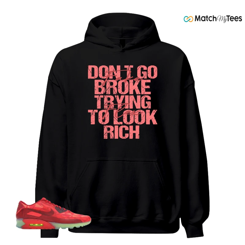 NIKE AIR MAX 90 ICE GYM RED SNEAKER Matching Tees hoodie