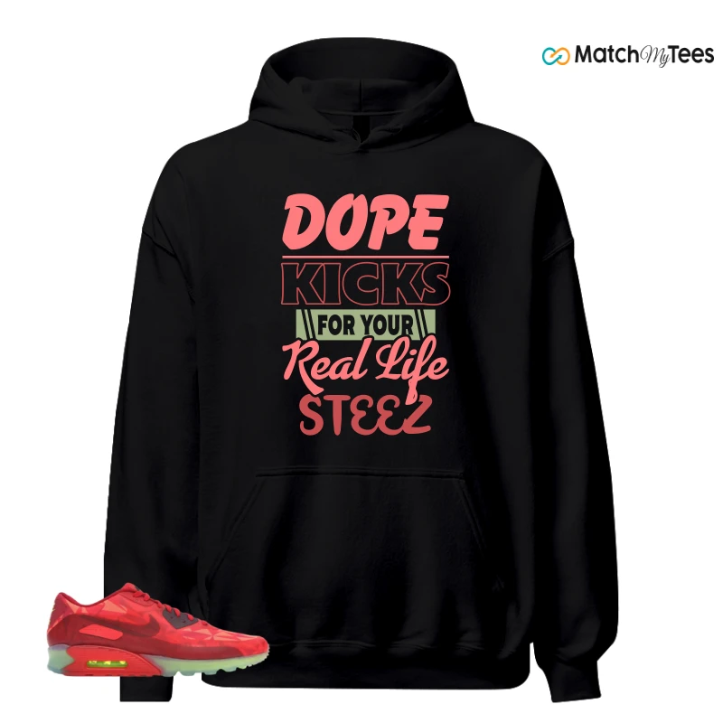 NIKE AIR MAX 90 ICE GYM RED SNEAKER Matching Tees hoodie