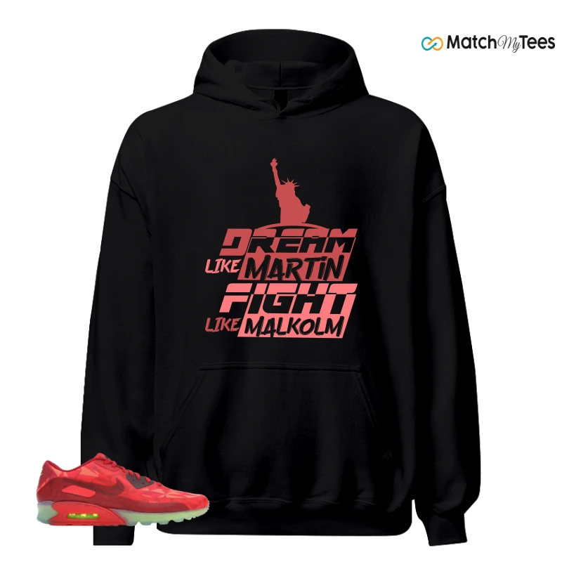 NIKE AIR MAX 90 ICE GYM RED SNEAKER Matching Tees hoodie