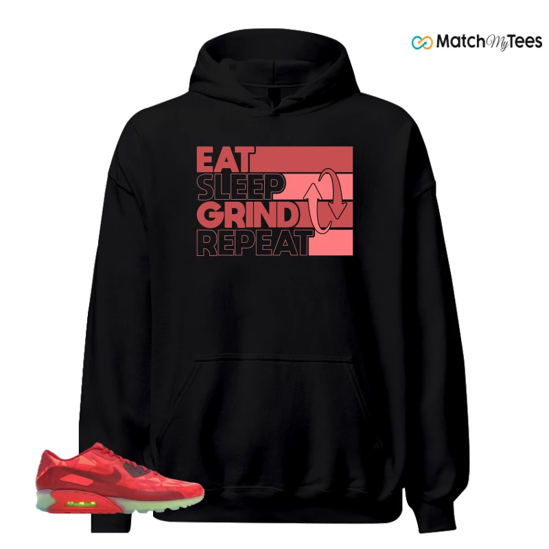 NIKE AIR MAX 90 ICE GYM RED SNEAKER Matching Tees hoodie