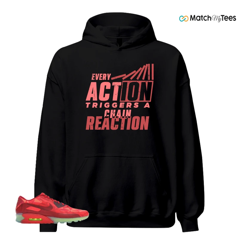 NIKE AIR MAX 90 ICE GYM RED SNEAKER Matching Tees hoodie