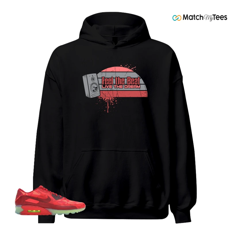 NIKE AIR MAX 90 ICE GYM RED SNEAKER Matching Tees hoodie