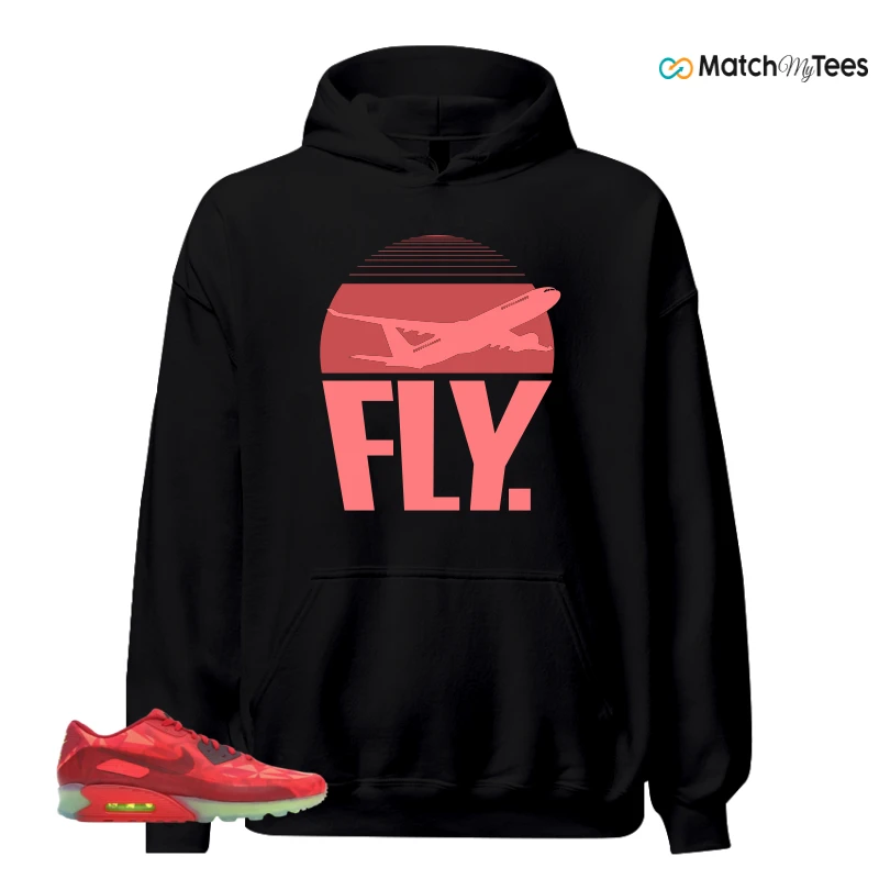 NIKE AIR MAX 90 ICE GYM RED SNEAKER Matching Tees hoodie