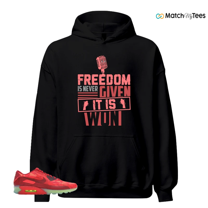 NIKE AIR MAX 90 ICE GYM RED SNEAKER Matching Tees hoodie