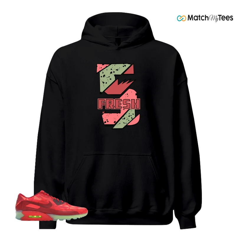 NIKE AIR MAX 90 ICE GYM RED SNEAKER Matching Tees hoodie