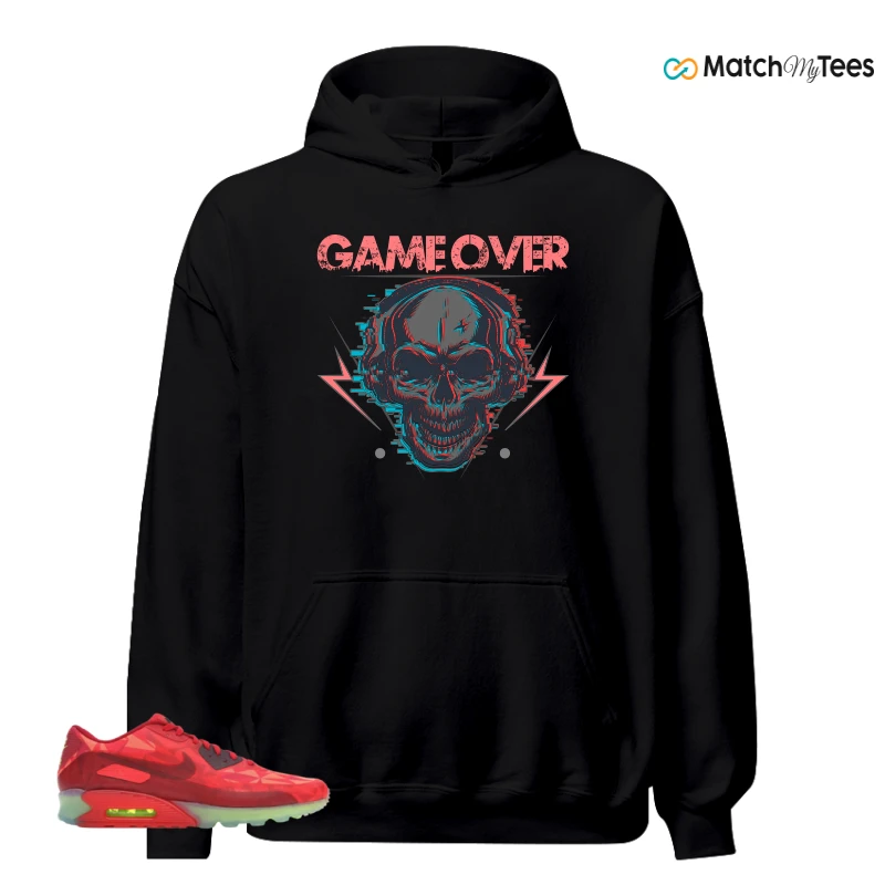 NIKE AIR MAX 90 ICE GYM RED SNEAKER Matching Tees hoodie