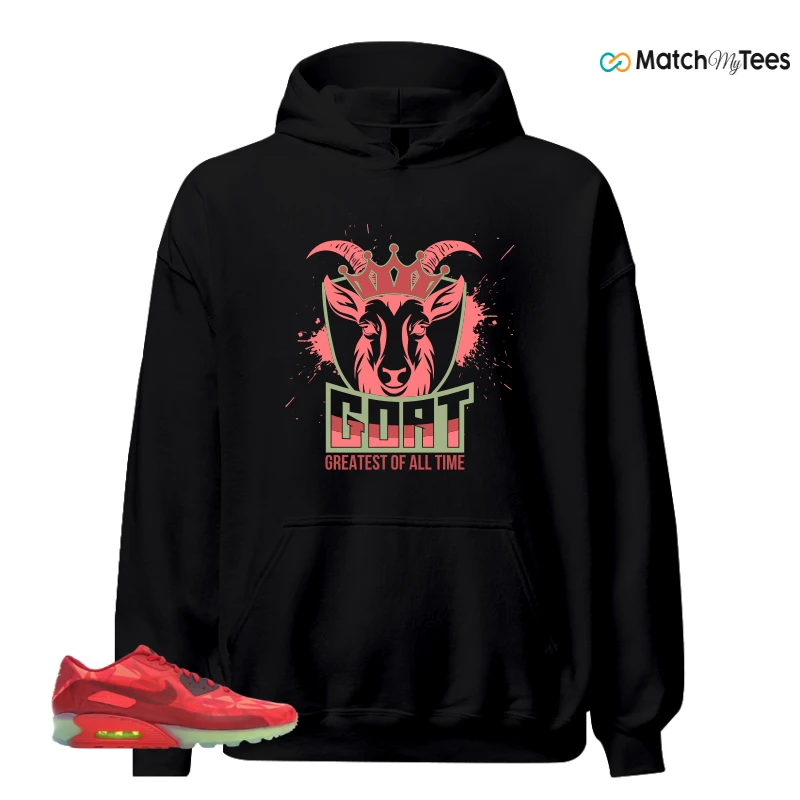 NIKE AIR MAX 90 ICE GYM RED SNEAKER Matching Tees hoodie