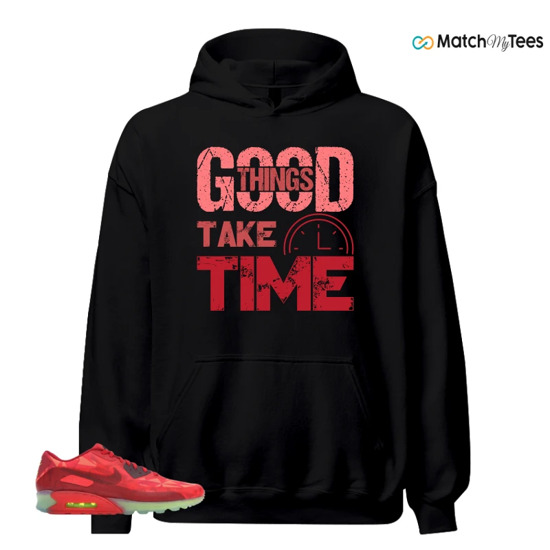 NIKE AIR MAX 90 ICE GYM RED SNEAKER Matching Tees hoodie