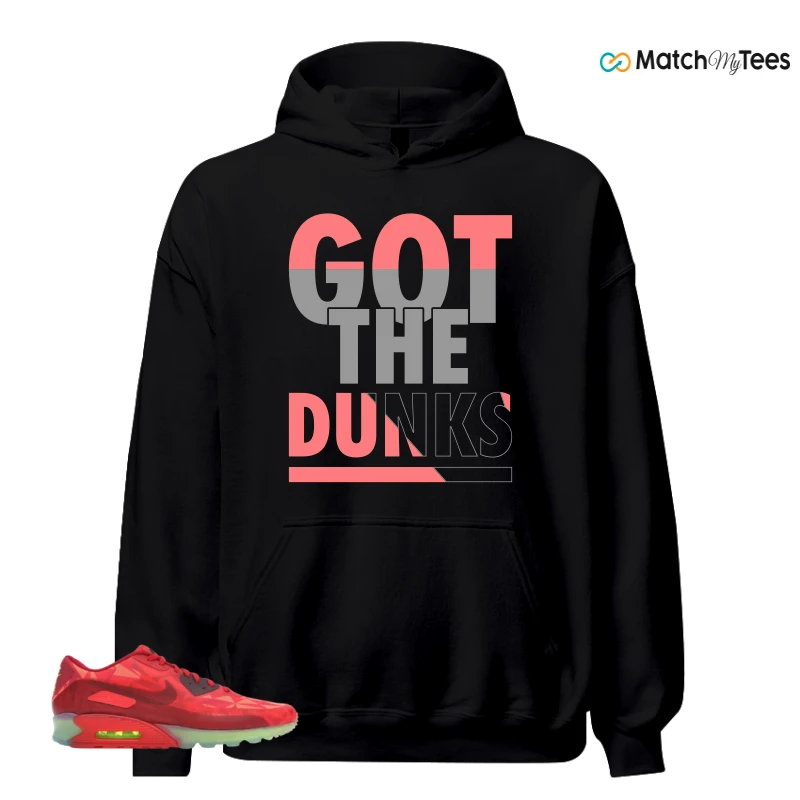 NIKE AIR MAX 90 ICE GYM RED SNEAKER Matching Tees hoodie