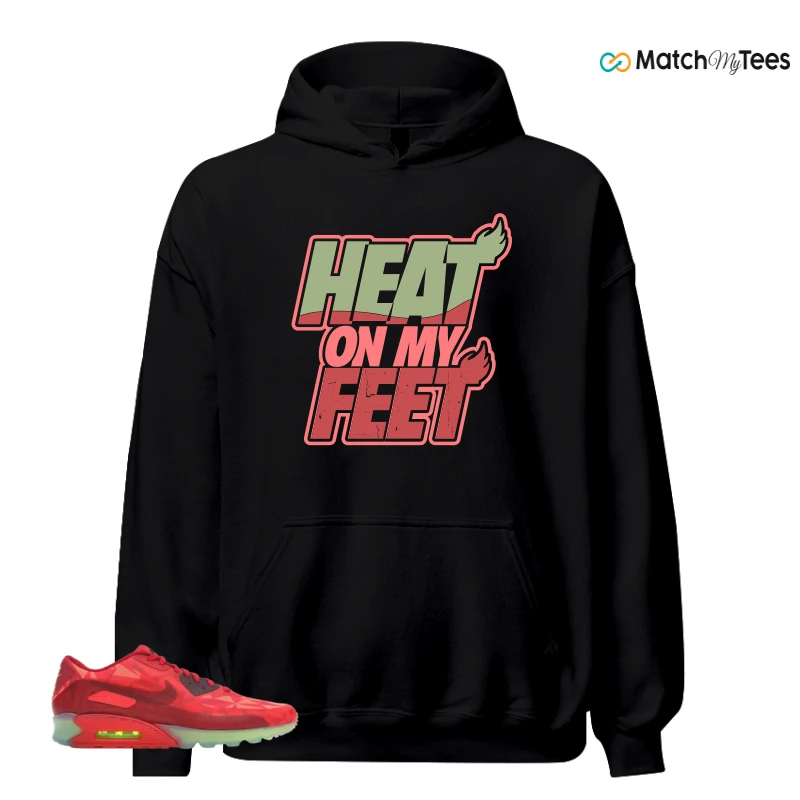 NIKE AIR MAX 90 ICE GYM RED SNEAKER Matching Tees hoodie
