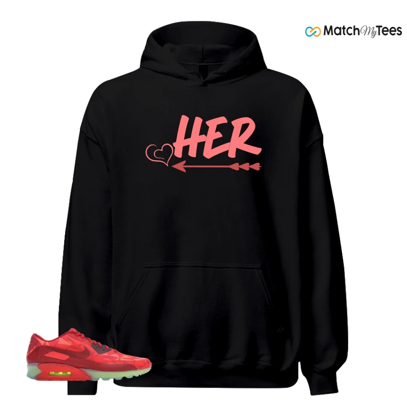 NIKE AIR MAX 90 ICE GYM RED SNEAKER Matching Tees hoodie