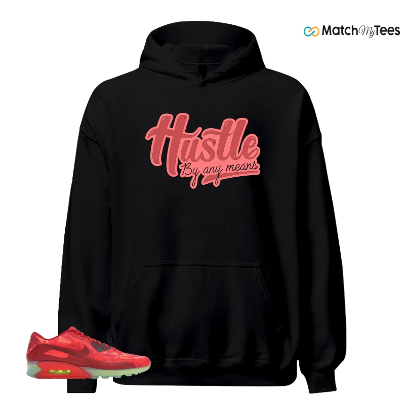 NIKE AIR MAX 90 ICE GYM RED SNEAKER Matching Tees hoodie