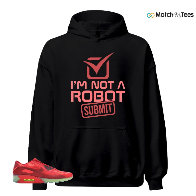 NIKE AIR MAX 90 ICE GYM RED SNEAKER Matching Tees hoodie