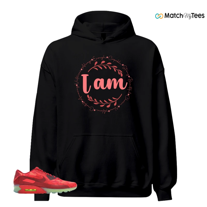 NIKE AIR MAX 90 ICE GYM RED SNEAKER Matching Tees hoodie