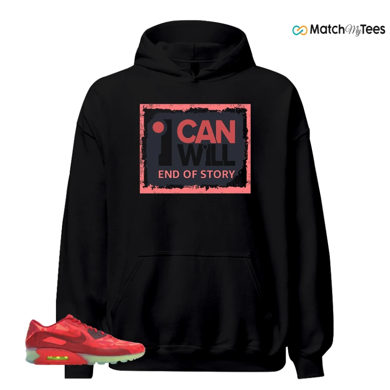 NIKE AIR MAX 90 ICE GYM RED SNEAKER Matching Tees hoodie