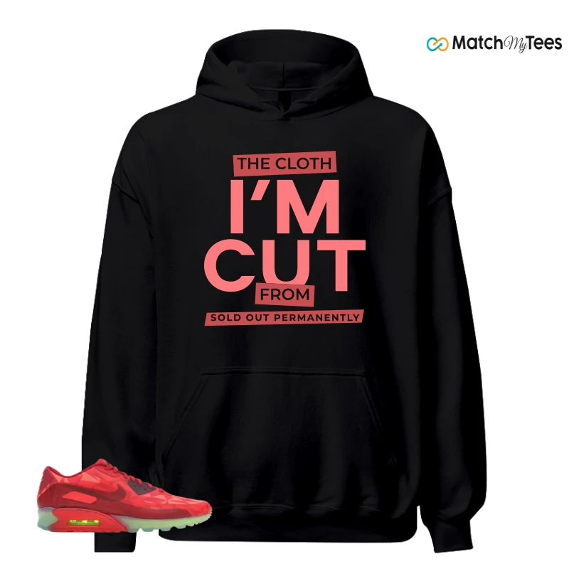 NIKE AIR MAX 90 ICE GYM RED SNEAKER Matching Tees hoodie
