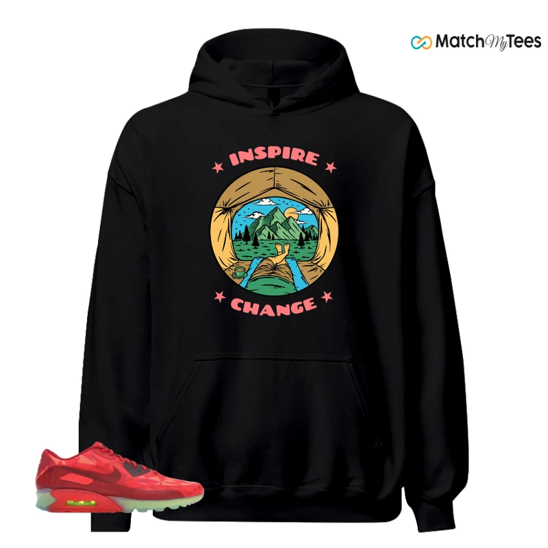 NIKE AIR MAX 90 ICE GYM RED SNEAKER Matching Tees hoodie