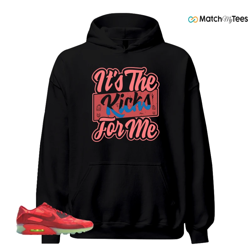 NIKE AIR MAX 90 ICE GYM RED SNEAKER Matching Tees hoodie