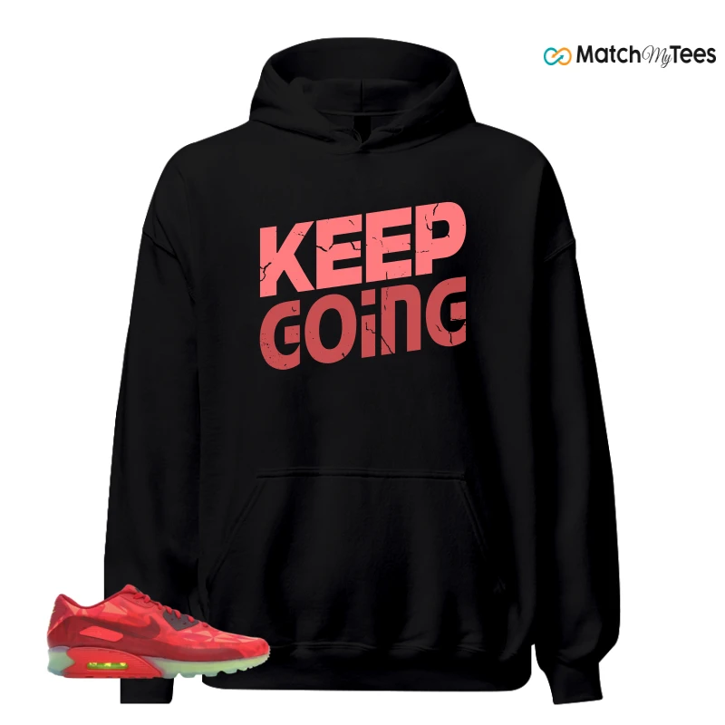NIKE AIR MAX 90 ICE GYM RED SNEAKER Matching Tees hoodie