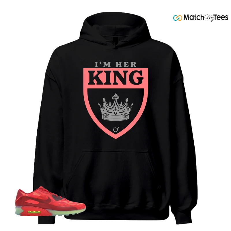 NIKE AIR MAX 90 ICE GYM RED SNEAKER Matching Tees hoodie