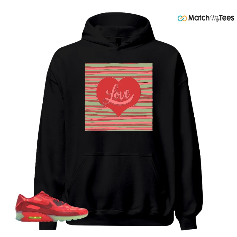 NIKE AIR MAX 90 ICE GYM RED SNEAKER Matching Tees hoodie