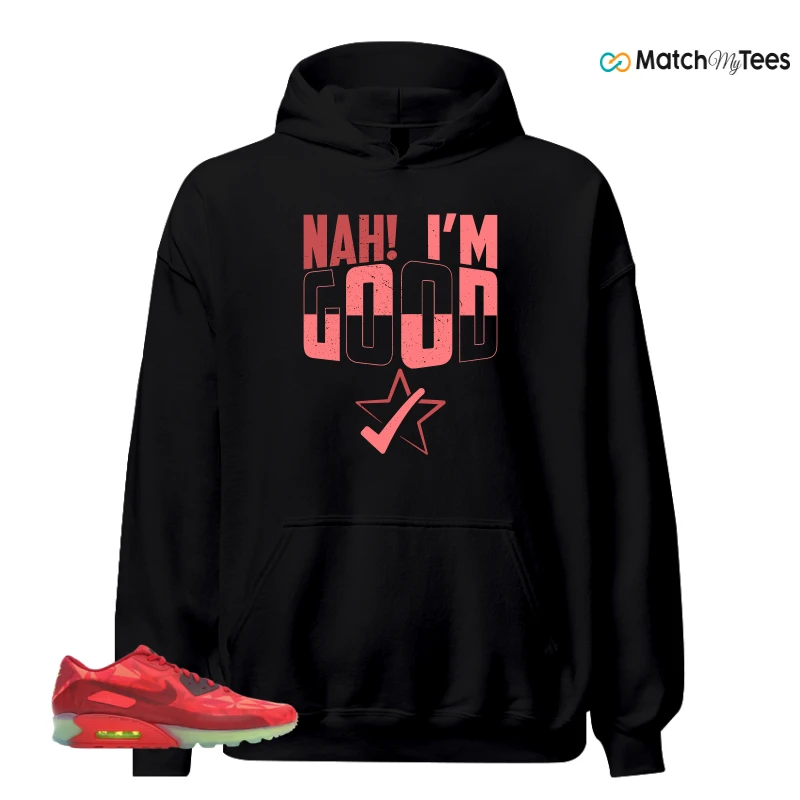 NIKE AIR MAX 90 ICE GYM RED SNEAKER Matching Tees hoodie