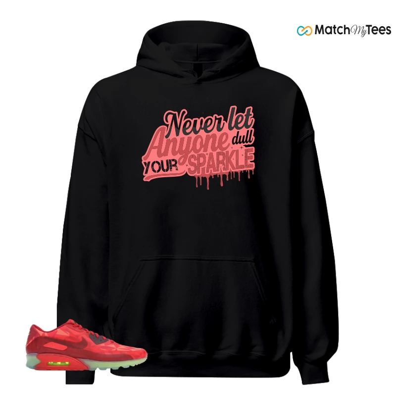 NIKE AIR MAX 90 ICE GYM RED SNEAKER Matching Tees hoodie
