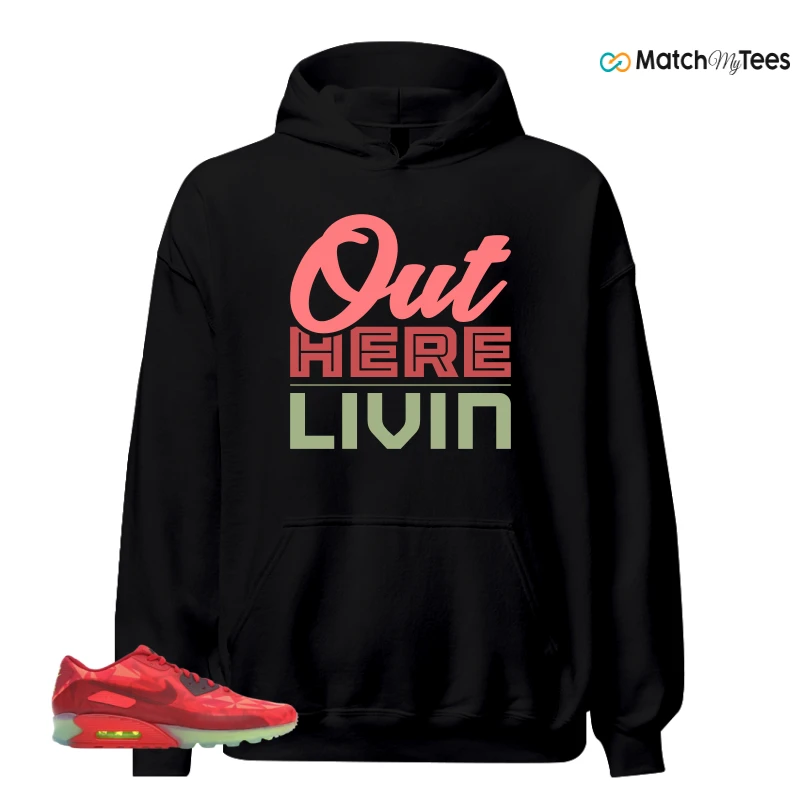 NIKE AIR MAX 90 ICE GYM RED SNEAKER Matching Tees hoodie