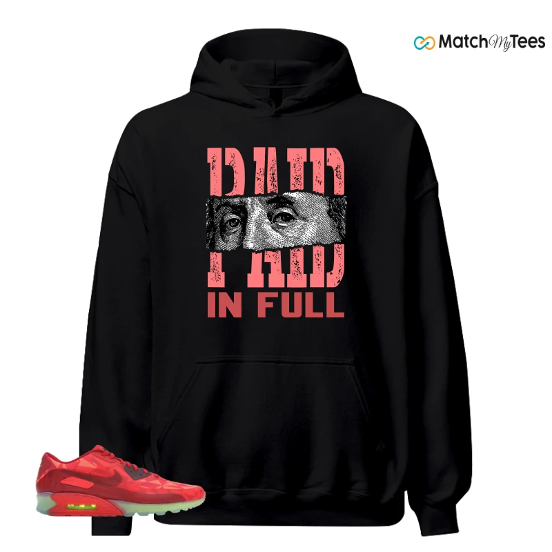 NIKE AIR MAX 90 ICE GYM RED SNEAKER Matching Tees hoodie