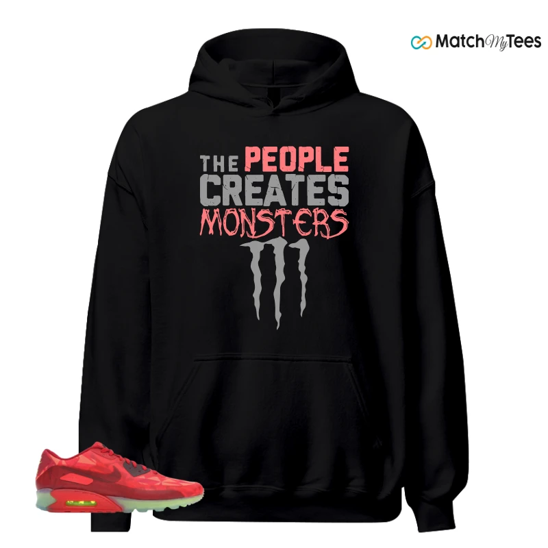NIKE AIR MAX 90 ICE GYM RED SNEAKER Matching Tees hoodie