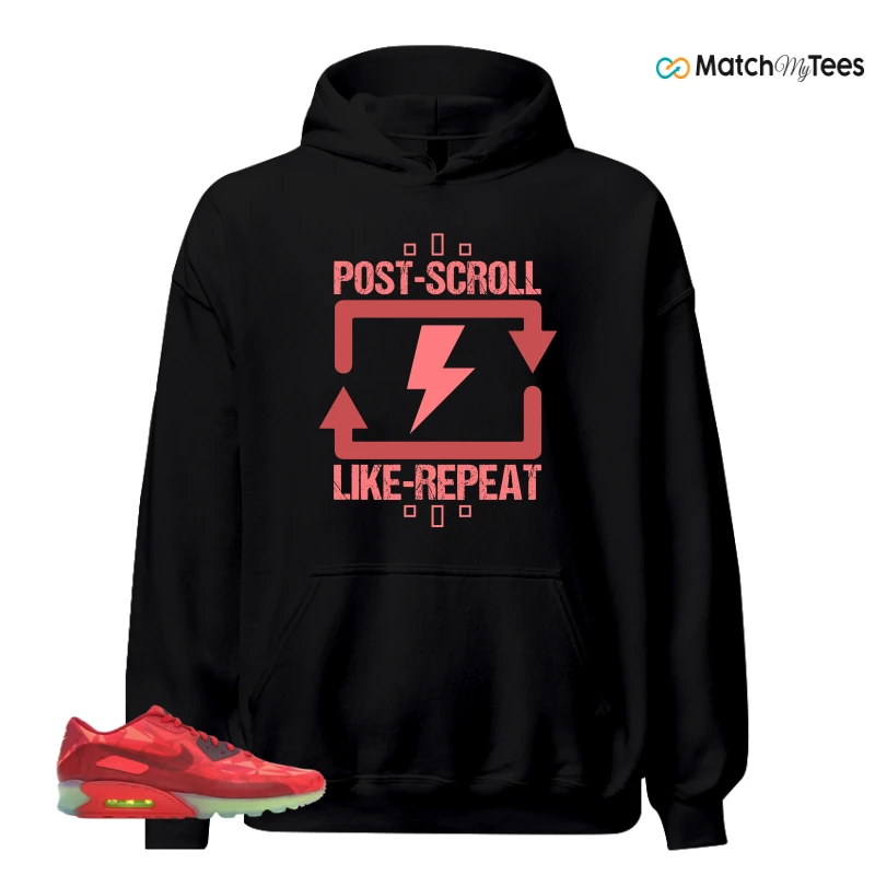 NIKE AIR MAX 90 ICE GYM RED SNEAKER Matching Tees hoodie
