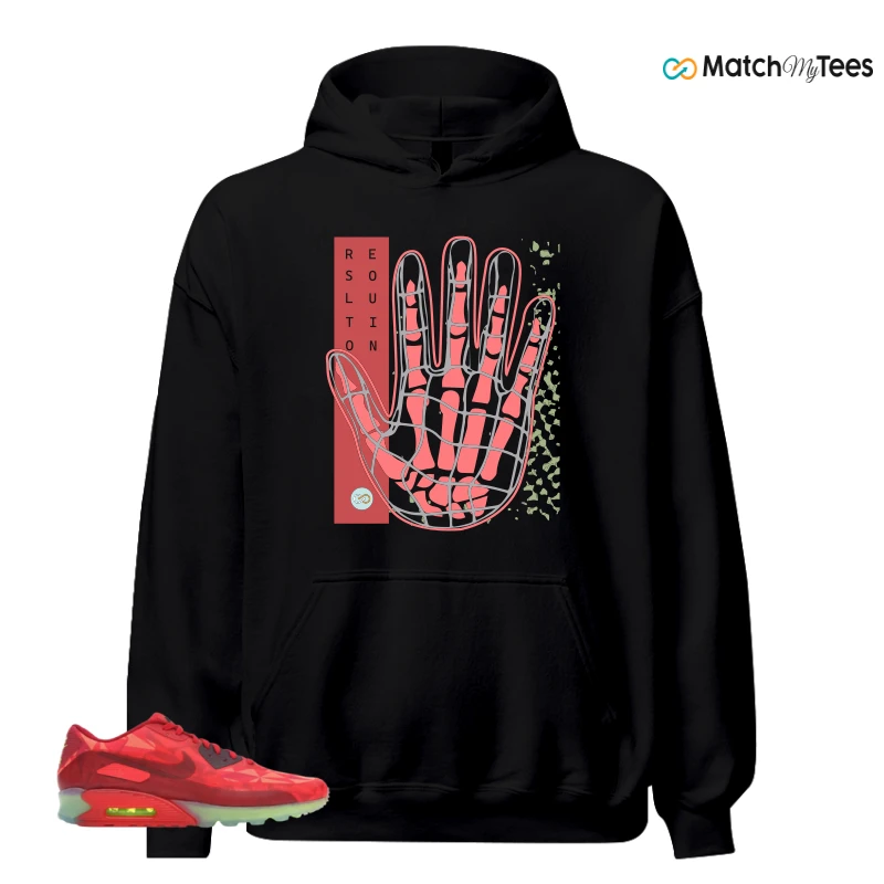 NIKE AIR MAX 90 ICE GYM RED SNEAKER Matching Tees hoodie