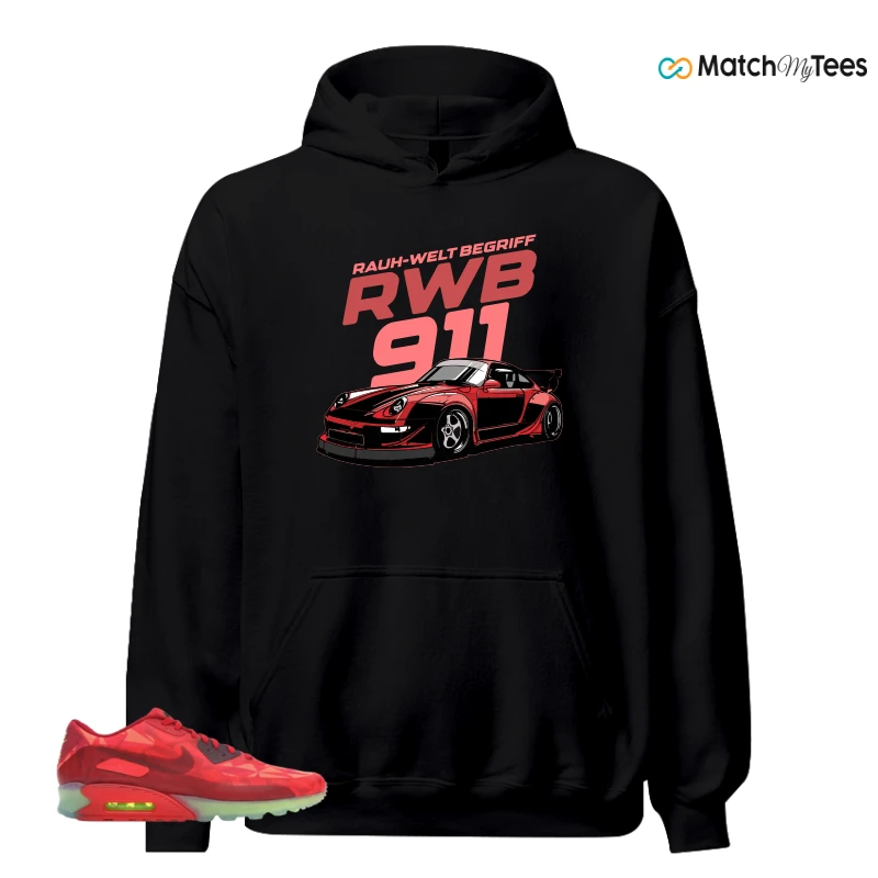 NIKE AIR MAX 90 ICE GYM RED SNEAKER Matching Tees hoodie