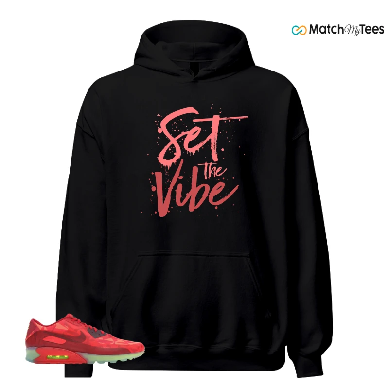 NIKE AIR MAX 90 ICE GYM RED SNEAKER Matching Tees hoodie