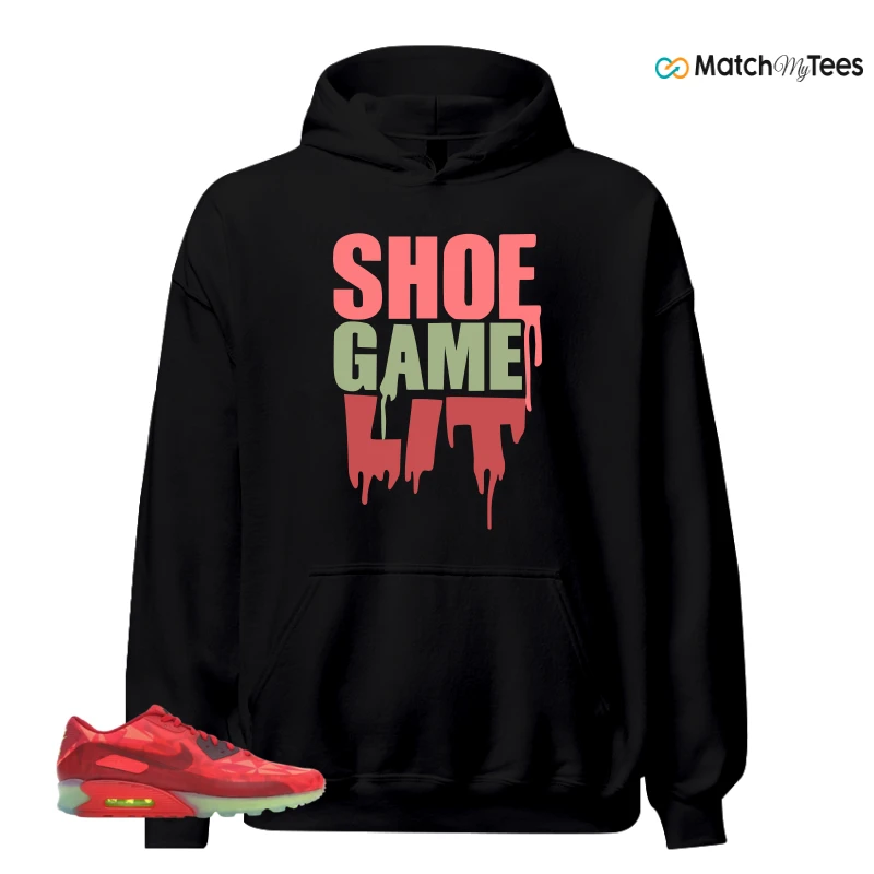 NIKE AIR MAX 90 ICE GYM RED SNEAKER Matching Tees hoodie