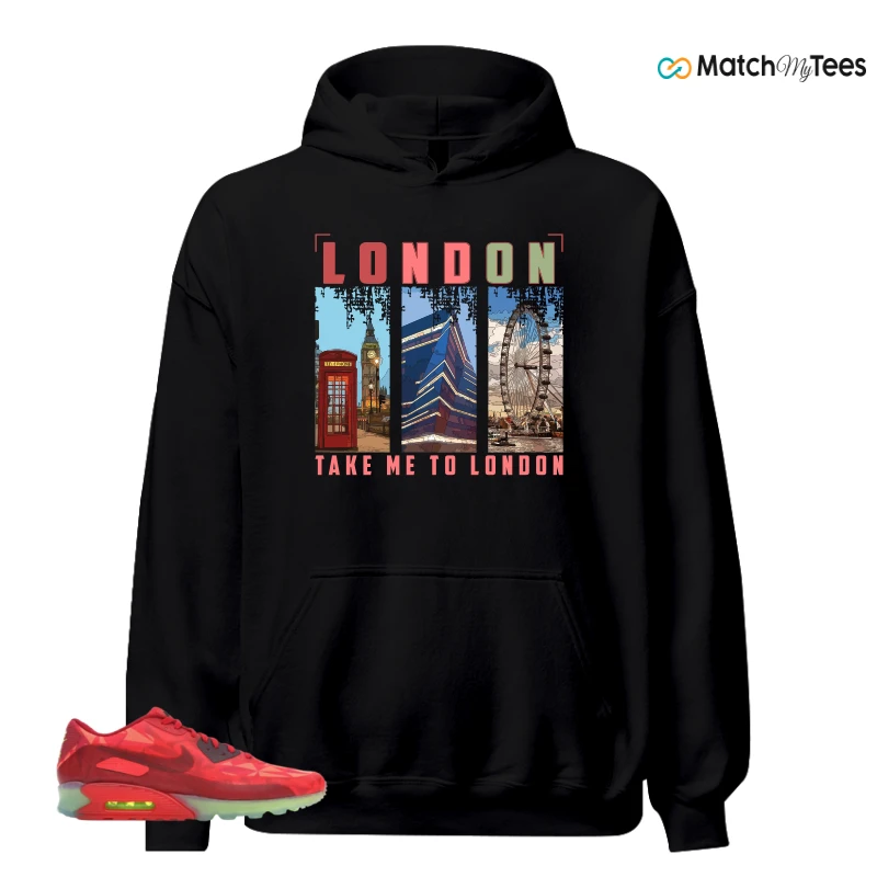 NIKE AIR MAX 90 ICE GYM RED SNEAKER Matching Tees hoodie
