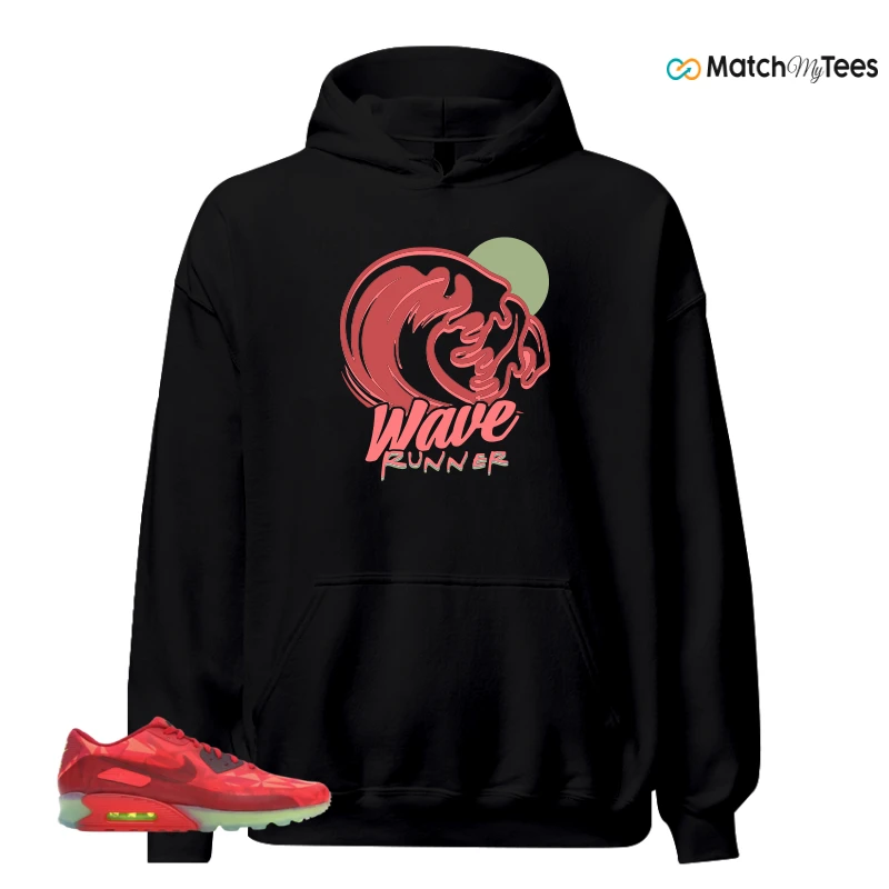 NIKE AIR MAX 90 ICE GYM RED SNEAKER Matching Tees hoodie