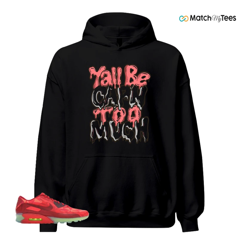 NIKE AIR MAX 90 ICE GYM RED SNEAKER Matching Tees hoodie