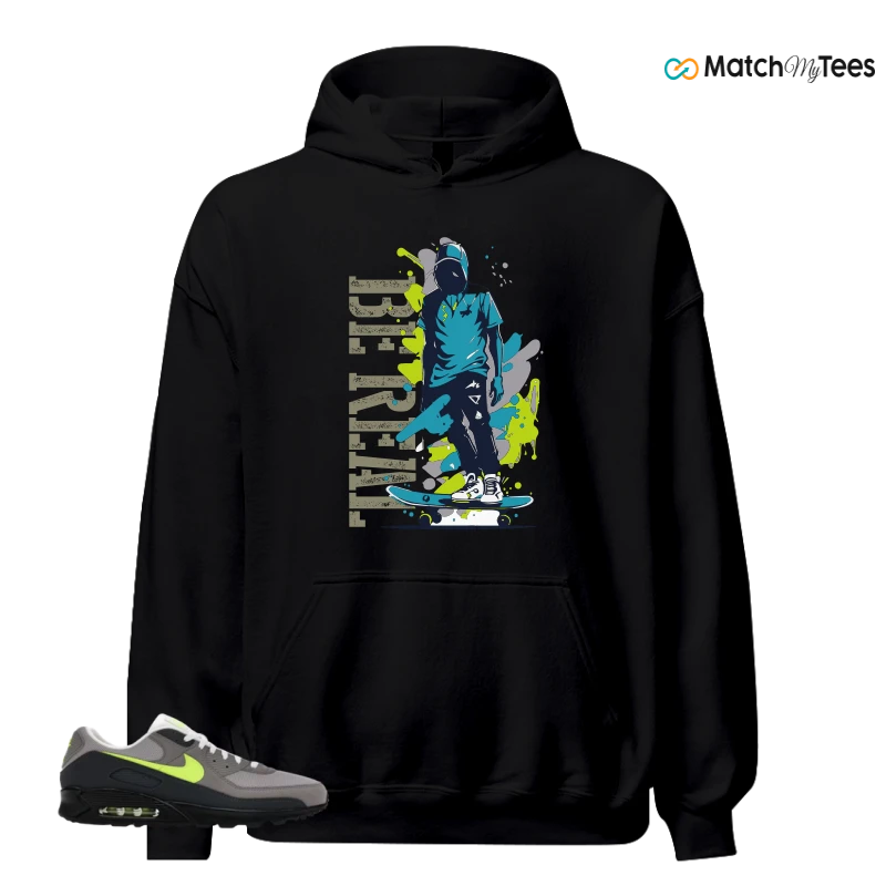 NIKE AIR MAX 90 NEON SNEAKER Matching Tees hoodie