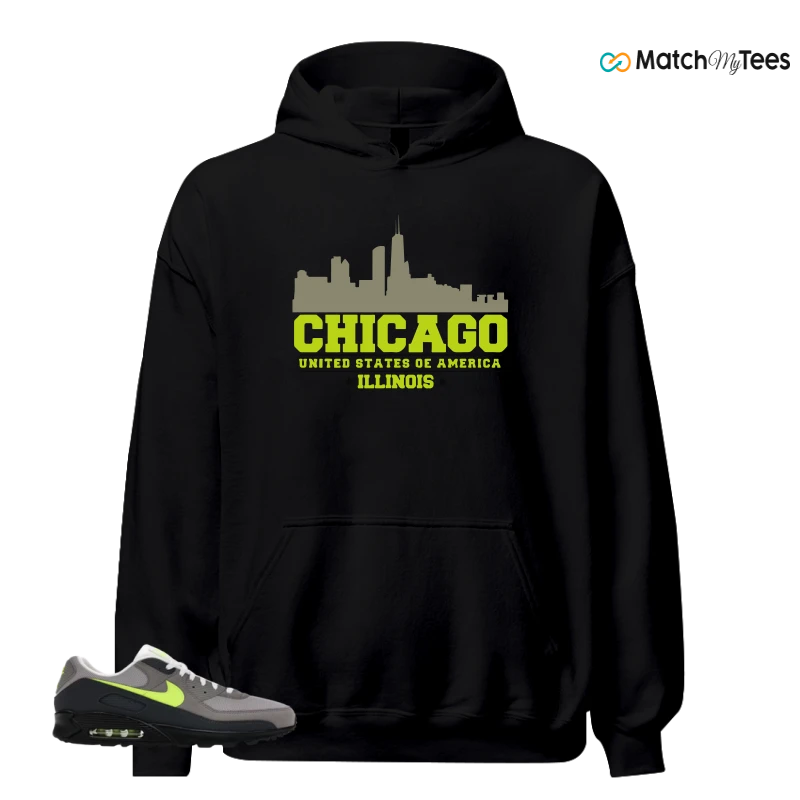 NIKE AIR MAX 90 NEON SNEAKER Matching Tees hoodie