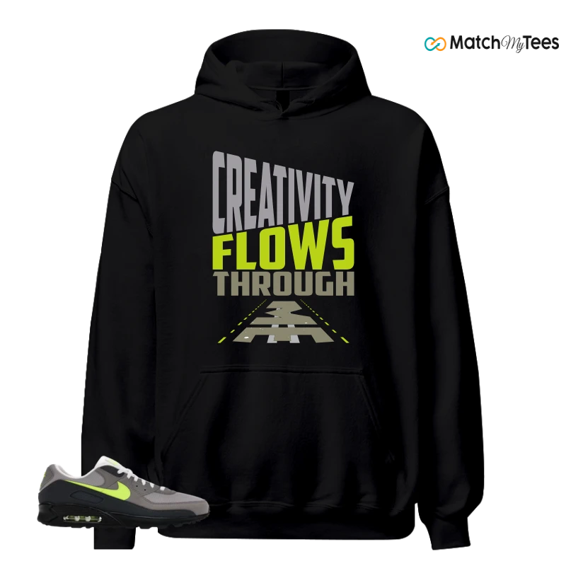 NIKE AIR MAX 90 NEON SNEAKER Matching Tees hoodie