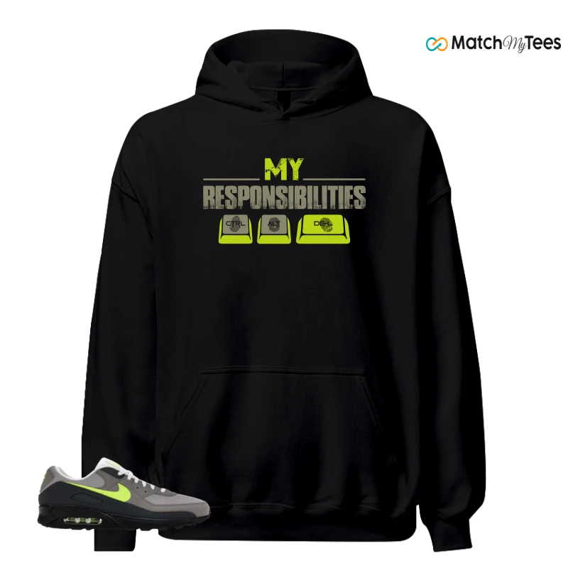 NIKE AIR MAX 90 NEON SNEAKER Matching Tees hoodie