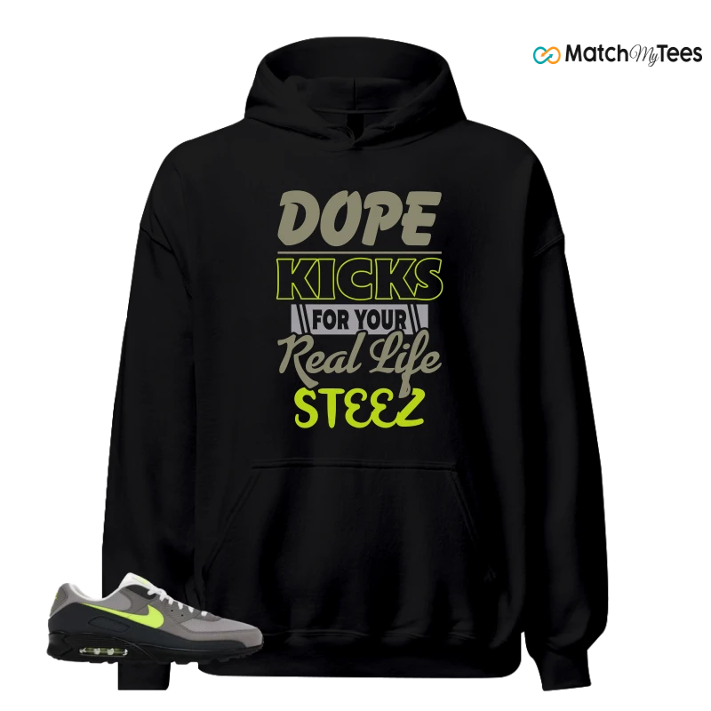 NIKE AIR MAX 90 NEON SNEAKER Matching Tees hoodie