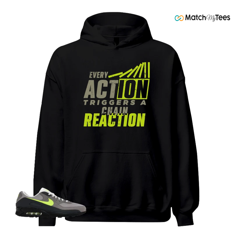 NIKE AIR MAX 90 NEON SNEAKER Matching Tees hoodie